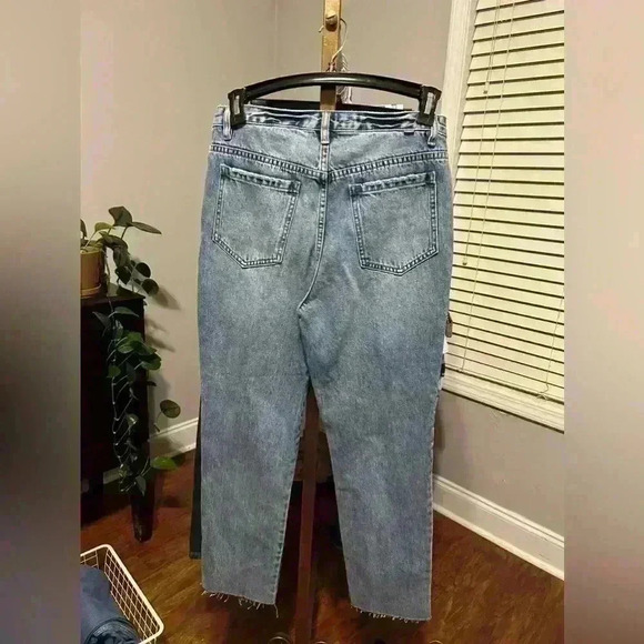 Retro 90s Y2K Skater Distressed Denim Jeans Women’s Size 28 Fitted - Picture 2 of 9